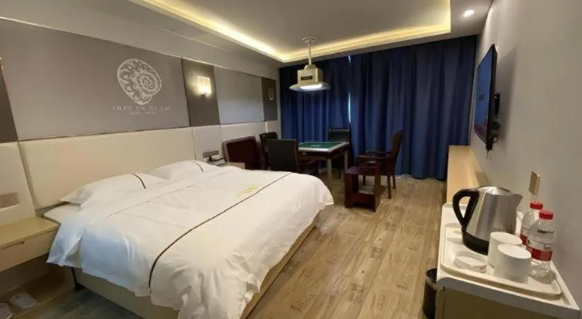 Bed in Shell Hotel Jiangsu Kunshan Lujia Town Youyi Road