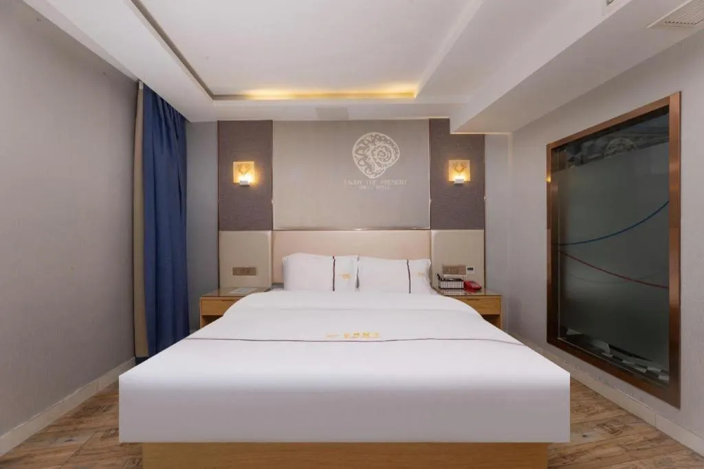 Bed in Shell Hotel Jiangsu Kunshan Lujia Town Youyi Road