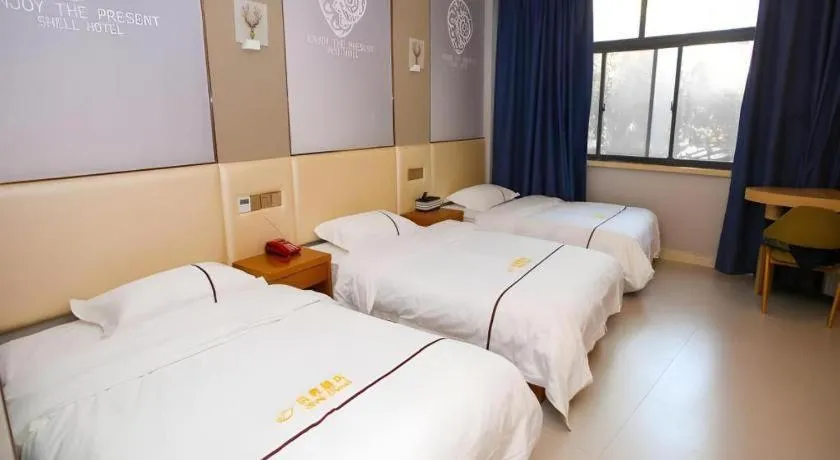 Bed in Shell Hotel Jiangsu Kunshan Lujia Town Youyi Road