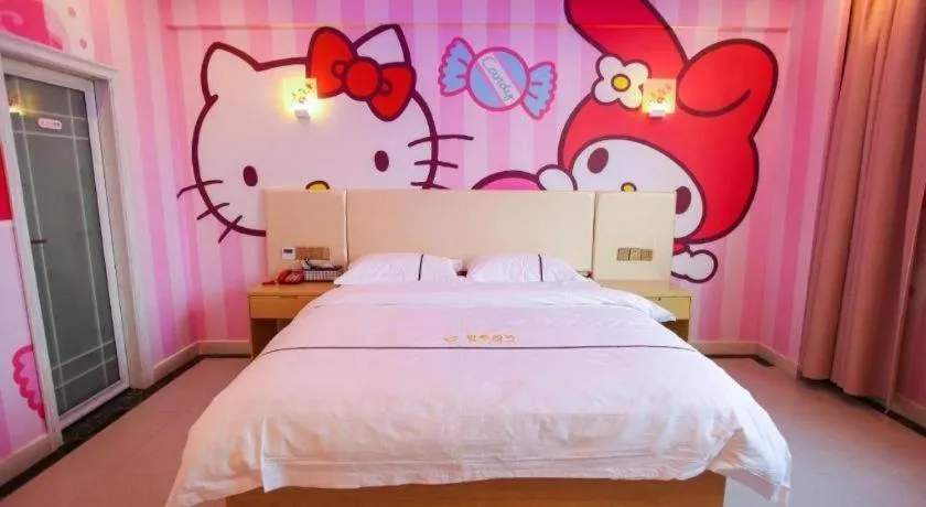 Bed in Shell Hotel Jiangsu Kunshan Lujia Town Youyi Road