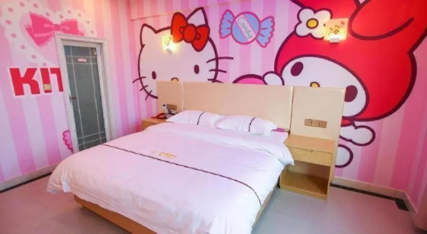 Bed in Shell Hotel Jiangsu Kunshan Lujia Town Youyi Road