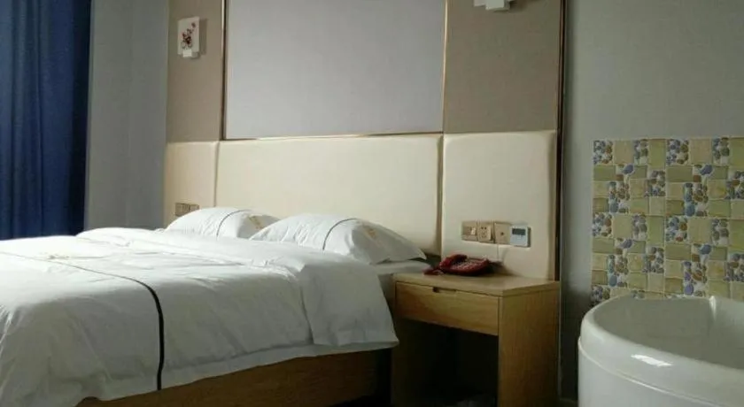 Bed in Shell Hotel Jiangsu Kunshan Lujia Town Youyi Road