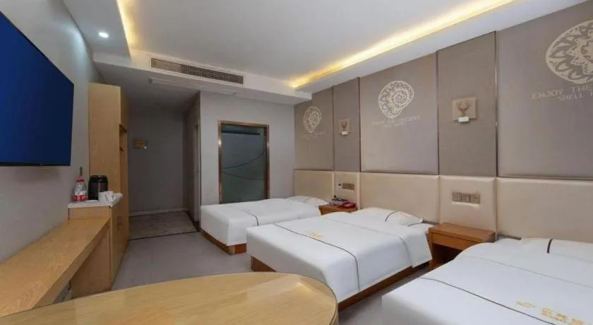 Bed in Shell Hotel Jiangsu Kunshan Lujia Town Youyi Road