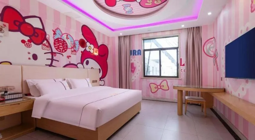 Bed in Shell Hotel Jiangsu Kunshan Lujia Town Youyi Road