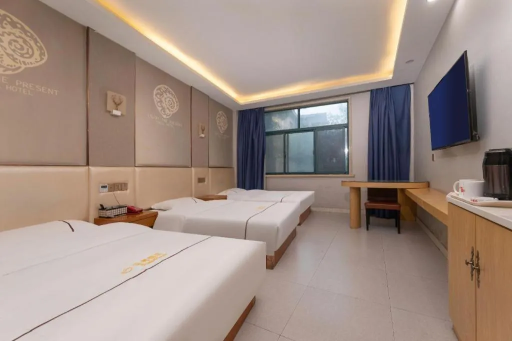 Bed in Shell Hotel Jiangsu Kunshan Lujia Town Youyi Road
