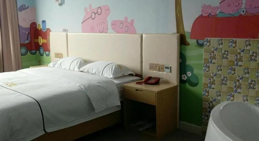 Bed in Shell Hotel Jiangsu Kunshan Lujia Town Youyi Road