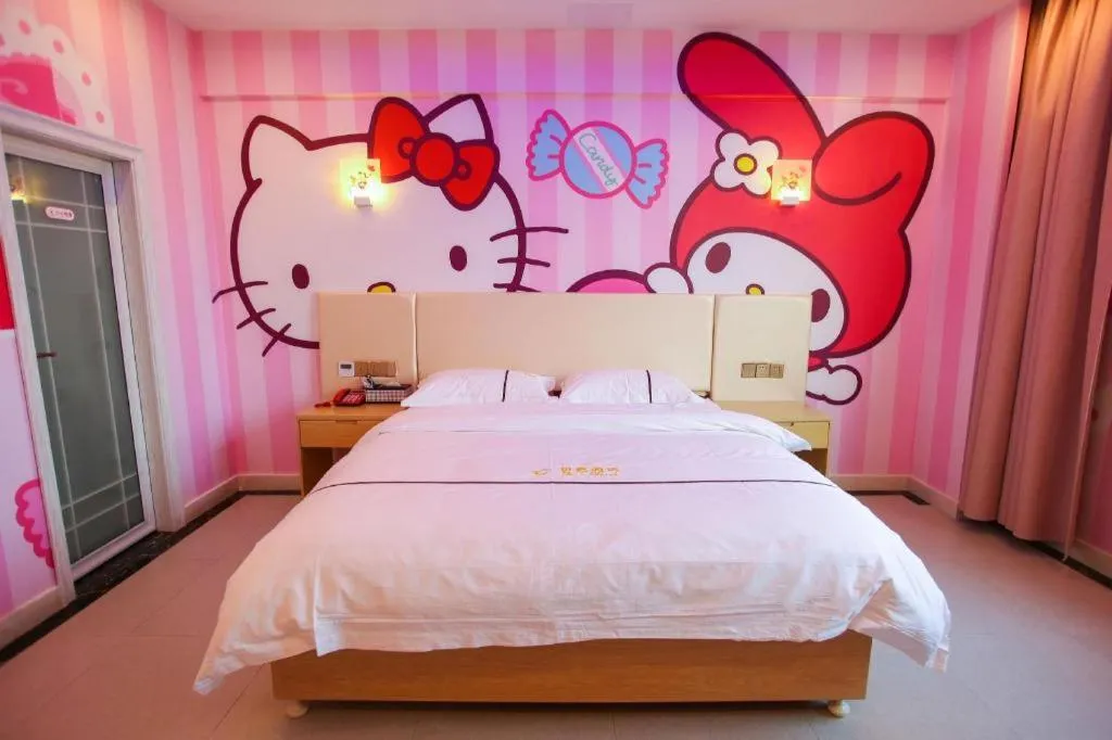 Bed in Shell Hotel Jiangsu Kunshan Lujia Town Youyi Road