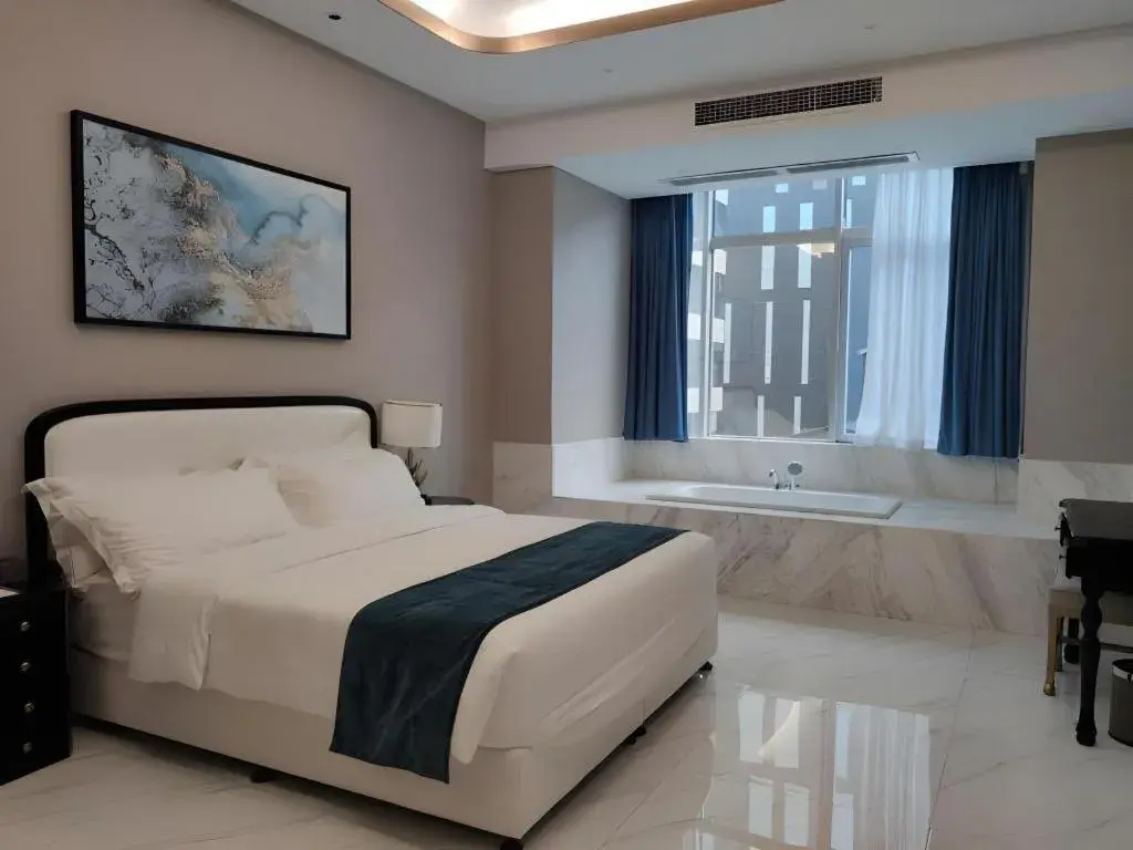 Bed in GEM Hotel Chengdu Chunxi Road Taiguli Bed in GEM Hotel Chengdu Chunxi Road Taiguli