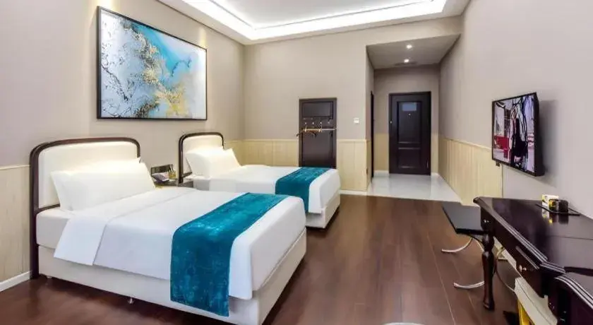 Bed in GEM Hotel Chengdu Chunxi Road Taiguli Bed in GEM Hotel Chengdu Chunxi Road Taiguli