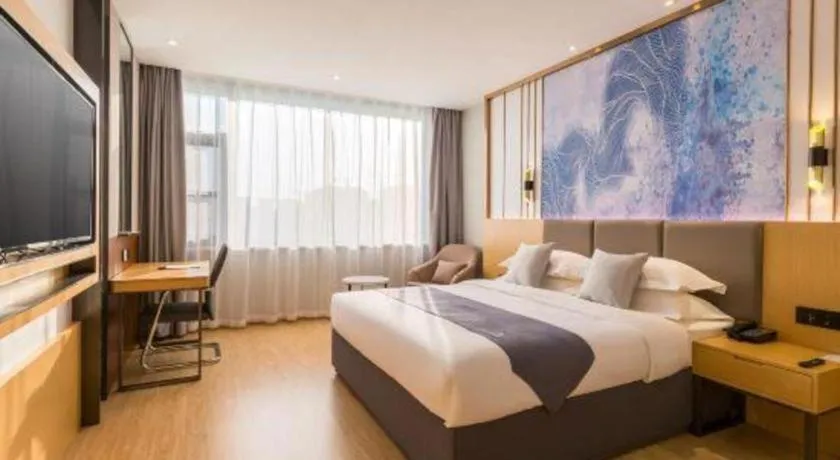 Bed in GreenTree Eastern Hotel Tianjin Dongli Development Zone Xinli Metro Station
