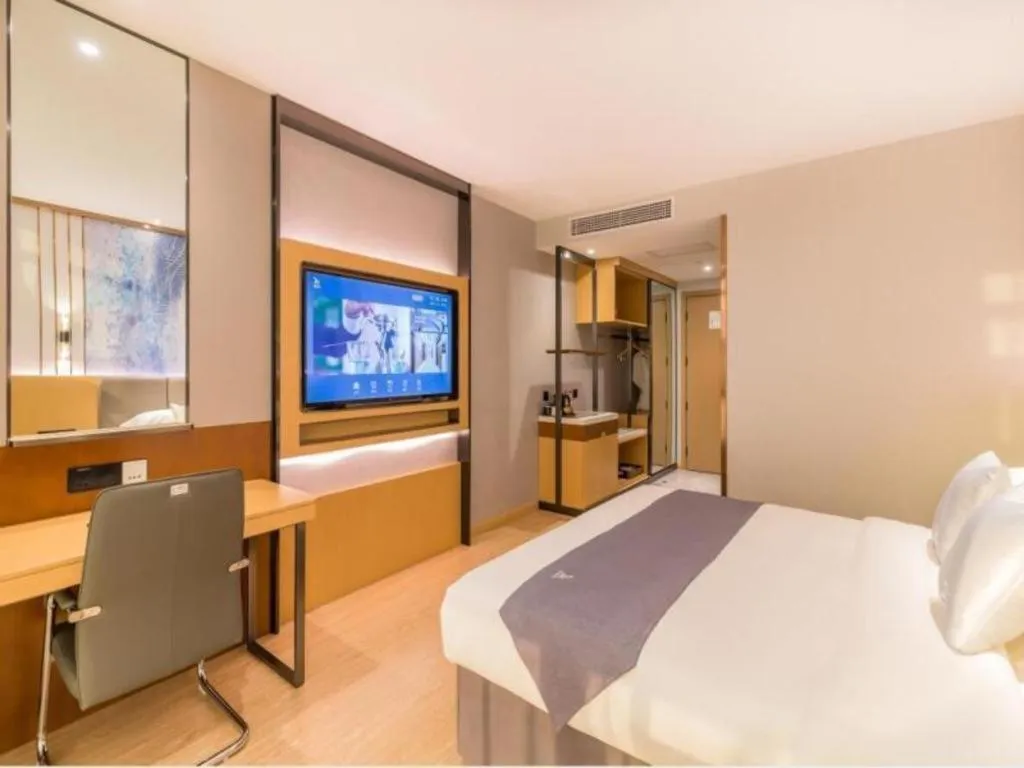 Bed in GreenTree Eastern Hotel Tianjin Dongli Development Zone Xinli Metro Station