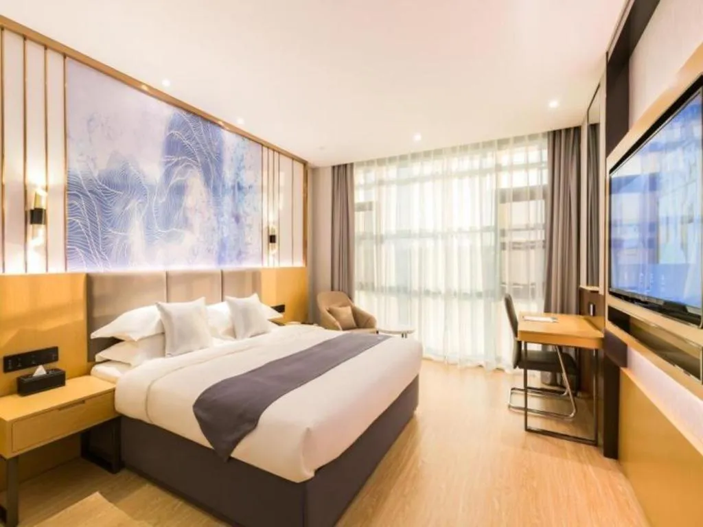 Bed in GreenTree Eastern Hotel Tianjin Dongli Development Zone Xinli Metro Station