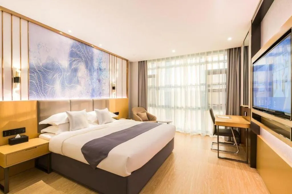 Bed in GreenTree Eastern Hotel Tianjin Dongli Development Zone Xinli Metro Station