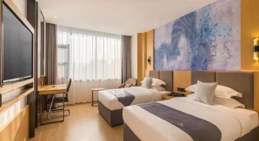 Bed in GreenTree Eastern Hotel Tianjin Dongli Development Zone Xinli Metro Station