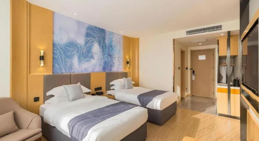 Bed in GreenTree Eastern Hotel Tianjin Dongli Development Zone Xinli Metro Station