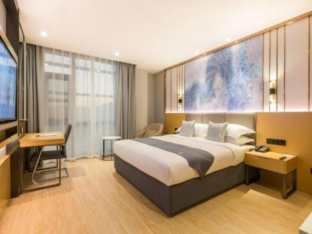 Bed in GreenTree Eastern Hotel Tianjin Dongli Development Zone Xinli Metro Station