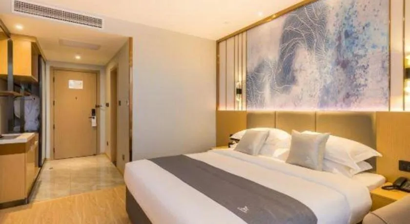 Bed in GreenTree Eastern Hotel Tianjin Dongli Development Zone Xinli Metro Station