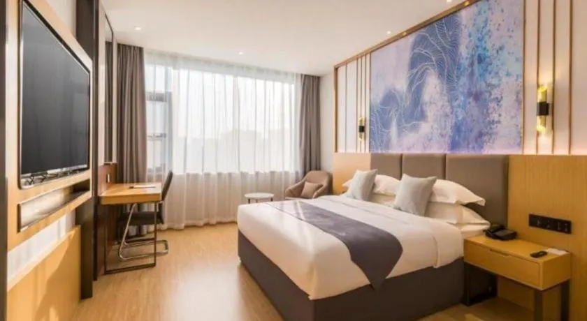 Bed in GreenTree Eastern Hotel Tianjin Dongli Development Zone Xinli Metro Station