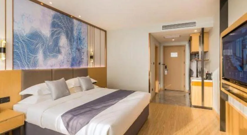 Bed in GreenTree Eastern Hotel Tianjin Dongli Development Zone Xinli Metro Station