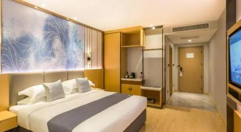 Bed in GreenTree Eastern Hotel Tianjin Dongli Development Zone Xinli Metro Station Bed in GreenTree Eastern Hotel Tianjin Dongli Development Zone Xinli Metro Station