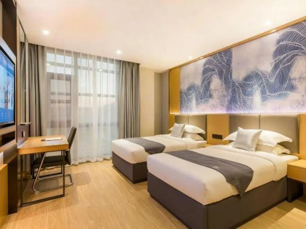 Bed in GreenTree Eastern Hotel Tianjin Dongli Development Zone Xinli Metro Station