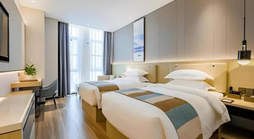 Bed in VX Hotel Hubei Wuhan Hongshan District 1st Guanggu Road Bed in VX Hotel Hubei Wuhan Hongshan District 1st Guanggu Road