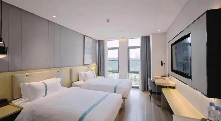 Bed in VX Hotel Hubei Wuhan Hongshan District 1st Guanggu Road Bed in VX Hotel Hubei Wuhan Hongshan District 1st Guanggu Road