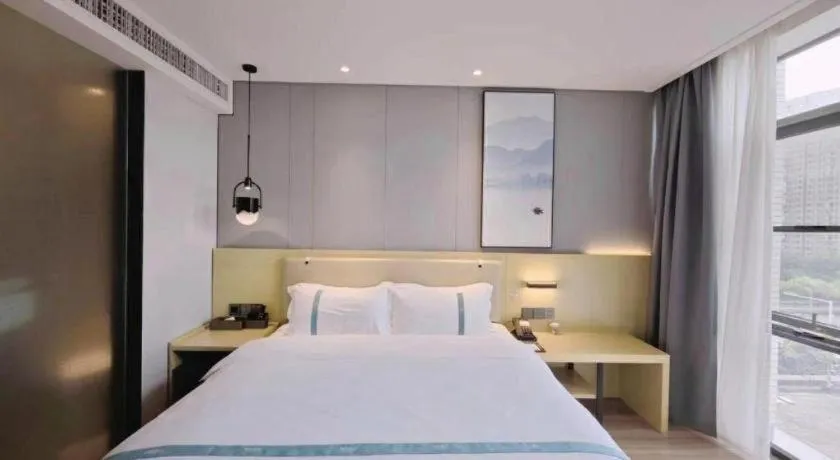 Bed in VX Hotel Hubei Wuhan Hongshan District 1st Guanggu Road