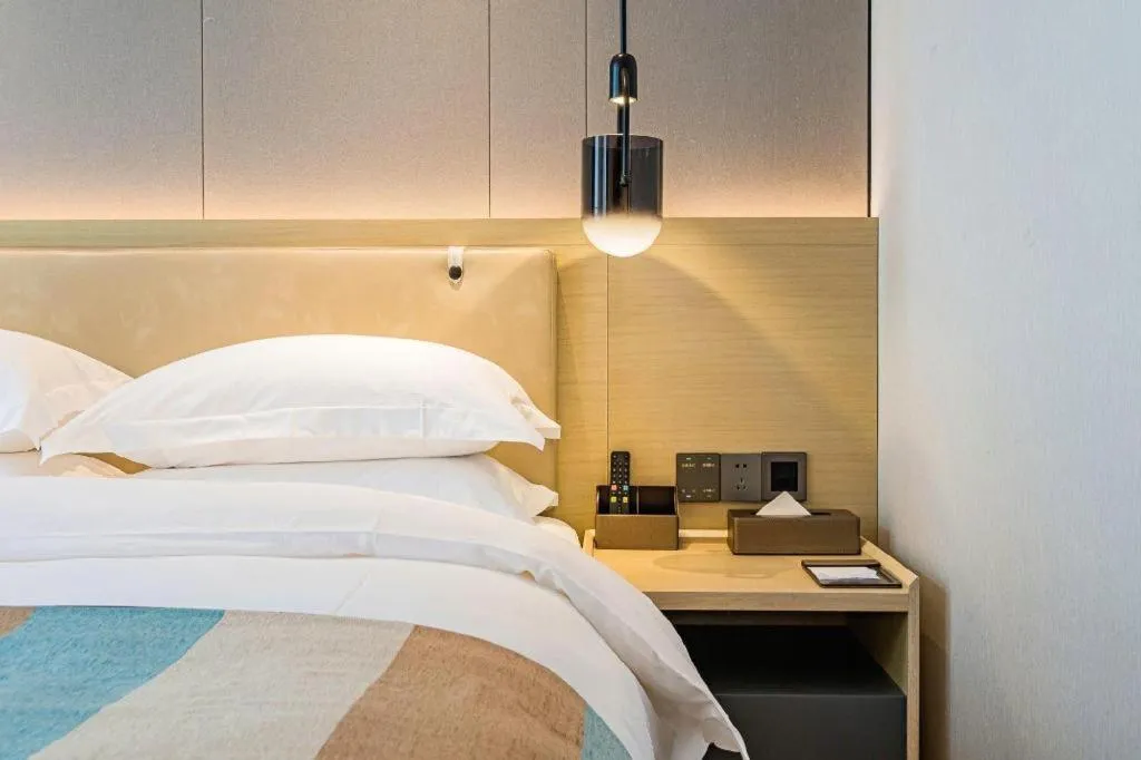 Bed in VX Hotel Hubei Wuhan Hongshan District 1st Guanggu Road