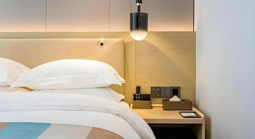 Bed in VX Hotel Hubei Wuhan Hongshan District 1st Guanggu Road