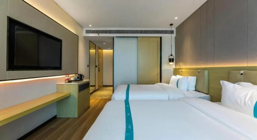 Bed in VX Hotel Hubei Wuhan Hongshan District 1st Guanggu Road