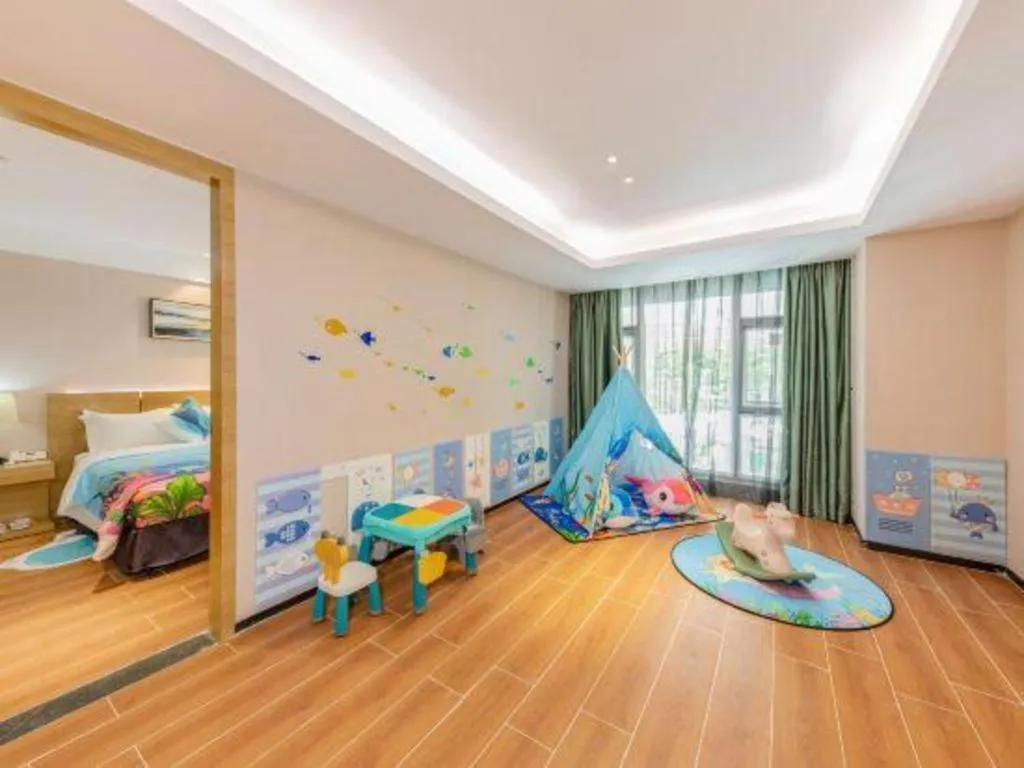 Bed in GreenTree Alliance Hotel Shenzhen Yantian District Dameisha