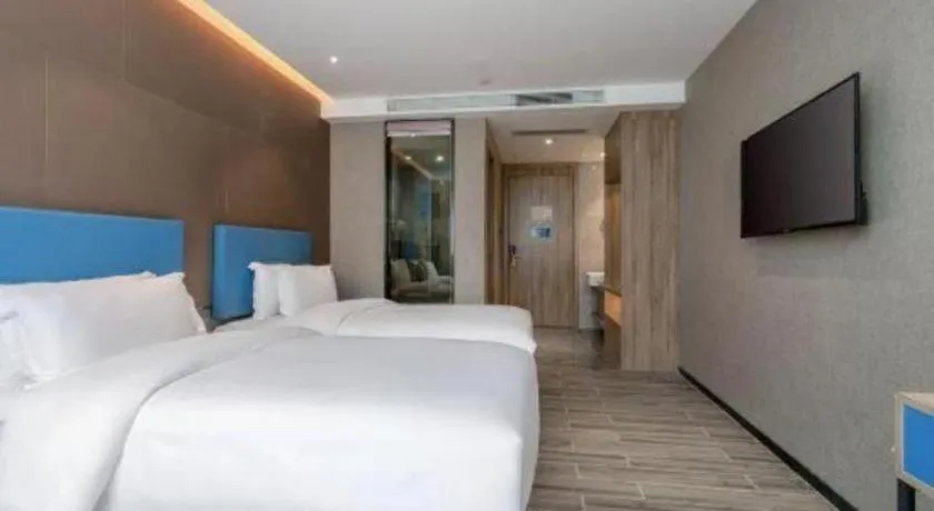 Bed in GreenTree Alliance Hotel Shenzhen Nanshan District Technology Park Songpingshan