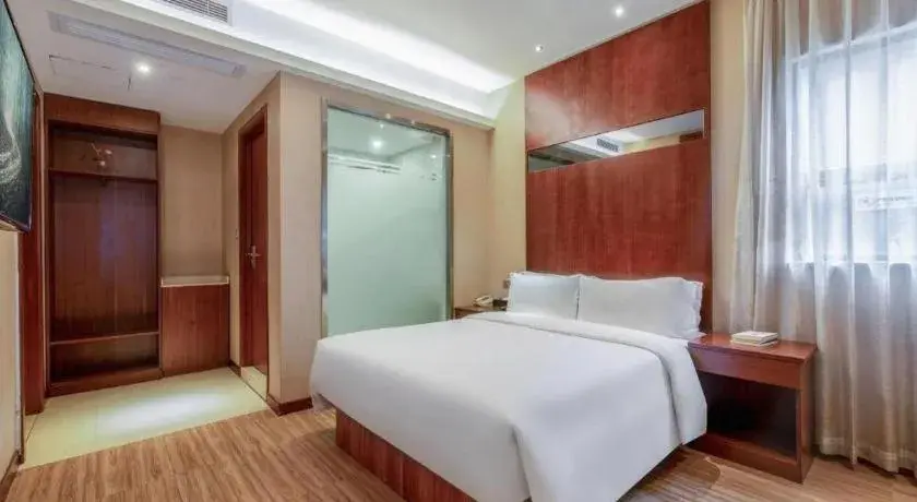 Bed in GreenTree Alliance Hotel Shenzhen Nanshan District Technology Park Songpingshan Bed in GreenTree Alliance Hotel Shenzhen Nanshan District Technology Park Songpingshan