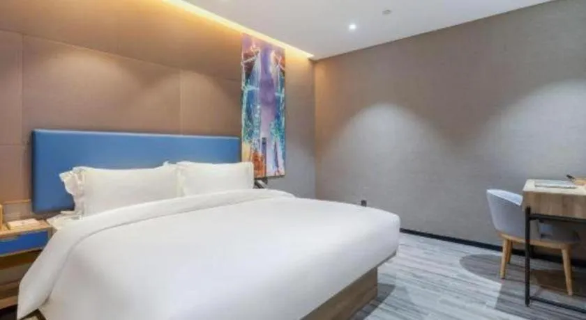 Bed in GreenTree Alliance Hotel Shenzhen Nanshan District Technology Park Songpingshan