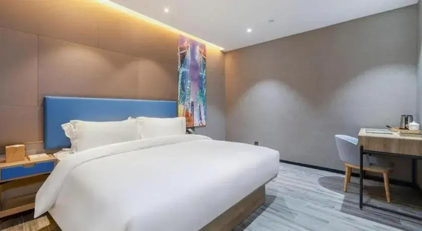 Bed in GreenTree Alliance Hotel Shenzhen Nanshan District Technology Park Songpingshan Bed in GreenTree Alliance Hotel Shenzhen Nanshan District Technology Park Songpingshan