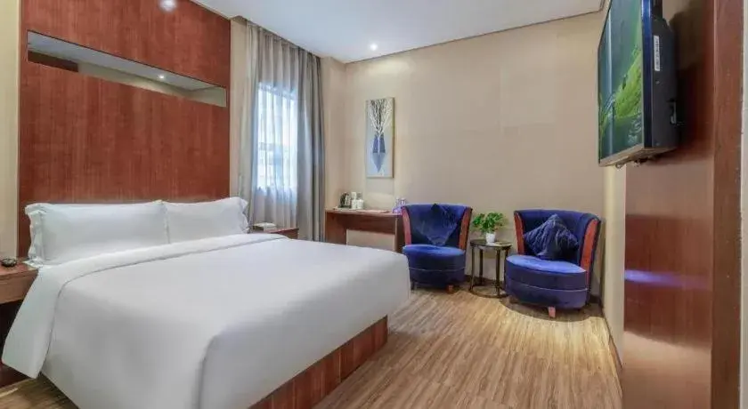 Bed in GreenTree Alliance Hotel Shenzhen Nanshan District Technology Park Songpingshan Bed in GreenTree Alliance Hotel Shenzhen Nanshan District Technology Park Songpingshan