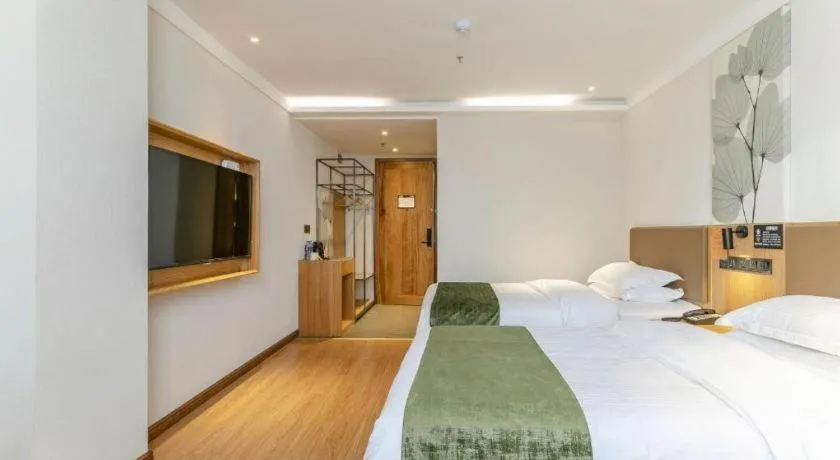 Bed in Green Tree Inn Tianjin Jinnan Linshijun University of Finance and Economics