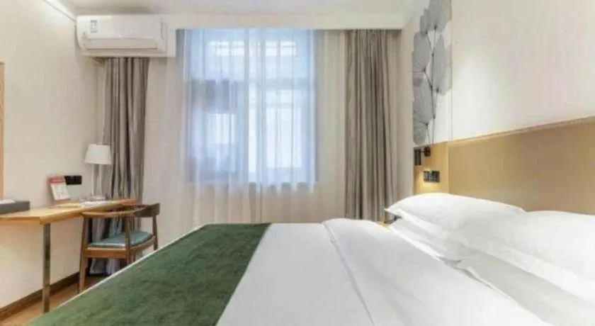 Bed in Green Tree Inn Tianjin Jinnan Linshijun University of Finance and Economics