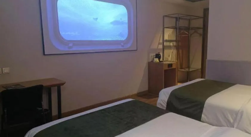 Bed in Green Tree Inn Tianjin Jinnan Linshijun University of Finance and Economics