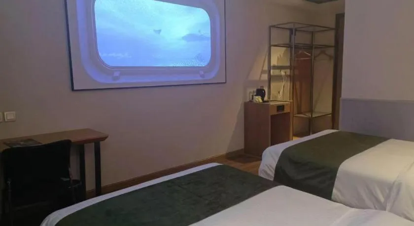 Bed in Green Tree Inn Tianjin Jinnan Linshijun University of Finance and Economics