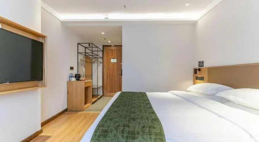 Bed in Green Tree Inn Tianjin Jinnan Linshijun University of Finance and Economics