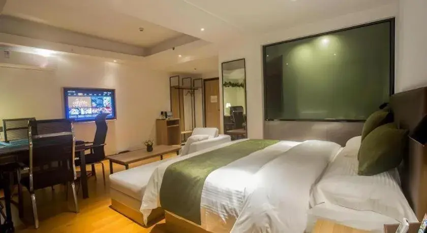 Bed in GreenTree Inn Express Hainan Haikou Haixiu Zhong Road Bed in GreenTree Inn Express Hainan Haikou Haixiu Zhong Road