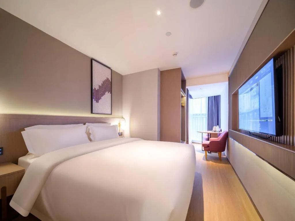 Bed in Lavande Hotel Guangzhou Quzhuang Metro Station