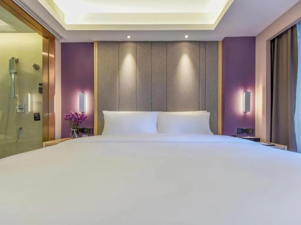 Bed in Lavande Hotel Chongqing Nanping Walking Street Wanda Plaza
