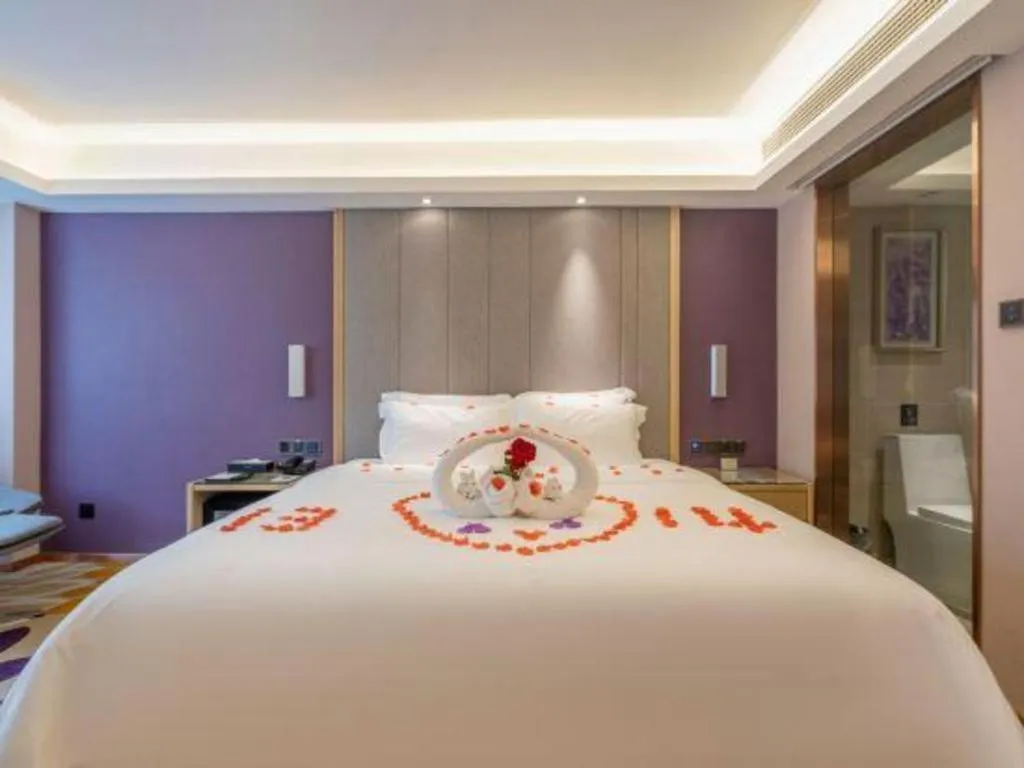 Bed in Lavande Hotel Chongqing Nanping Walking Street Wanda Plaza