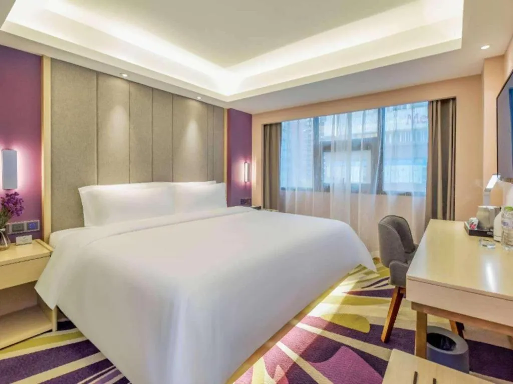 Bed in Lavande Hotel Chongqing Nanping Walking Street Wanda Plaza