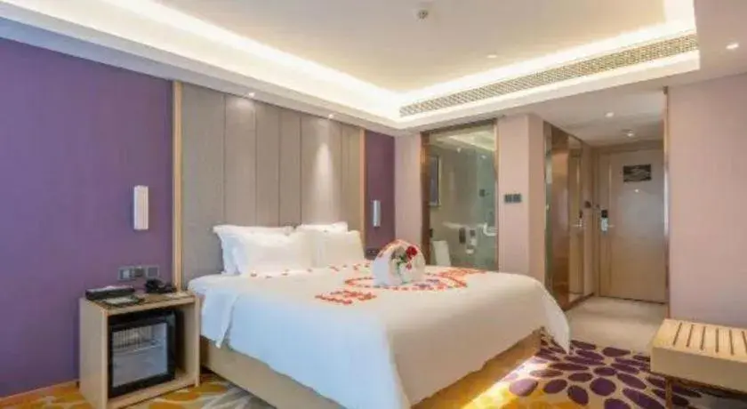 Bed in Lavande Hotel Chongqing Nanping Walking Street Wanda Plaza Bed in Lavande Hotel Chongqing Nanping Walking Street Wanda Plaza