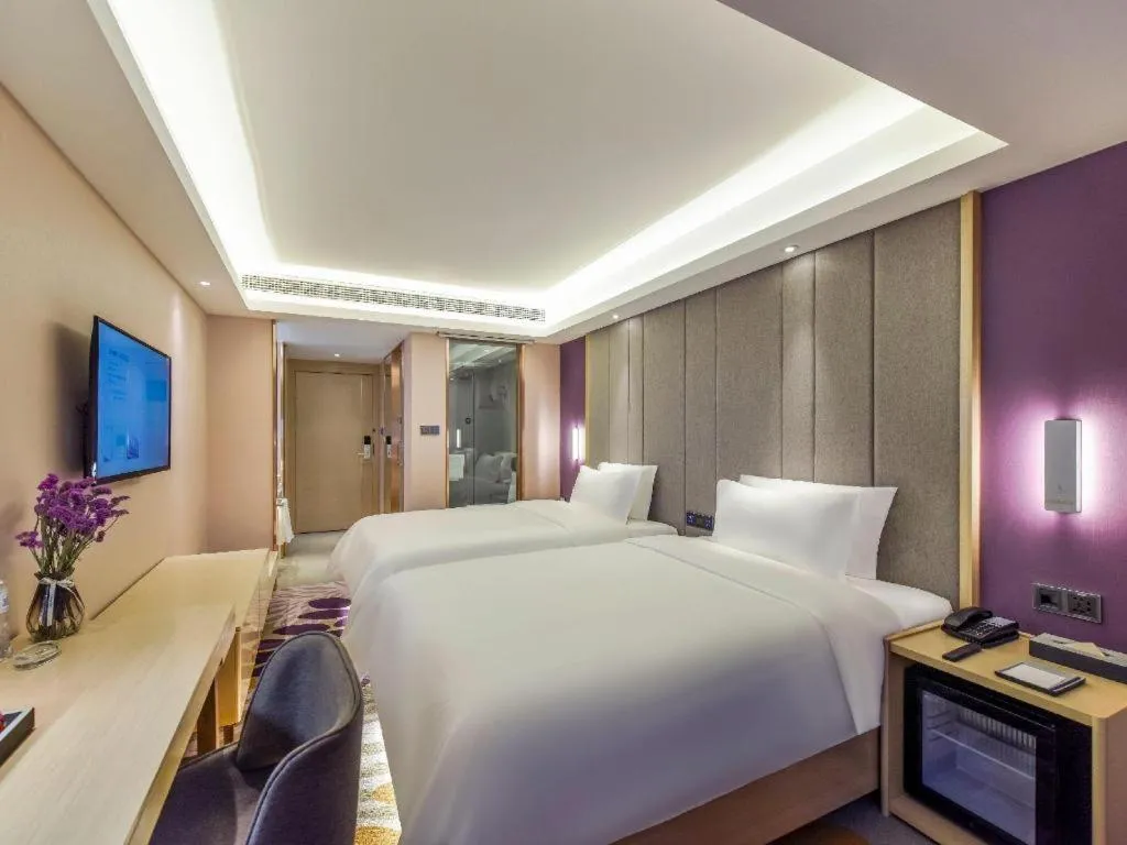 Bed in Lavande Hotel Chongqing Nanping Walking Street Wanda Plaza
