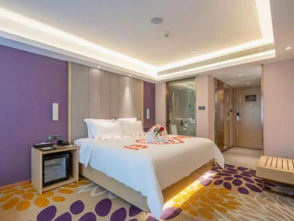 Bed in Lavande Hotel Chongqing Nanping Walking Street Wanda Plaza